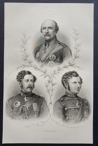 Antica stampa guerra crimea - antica,