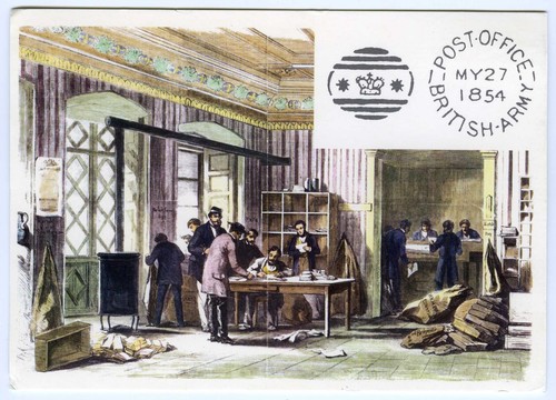 Postcard crimean war view - view, of