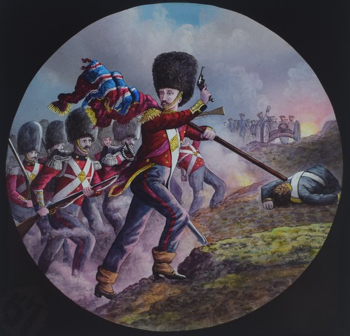 Soldier with flag c1890 - soldier, magic
