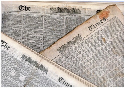 Napoleon 1815 newspaper - napoleon,