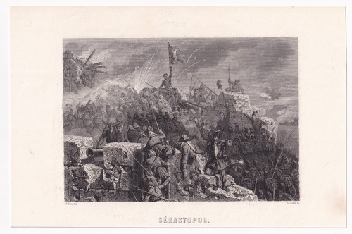 Gravure xixe sébastopol - gravure,